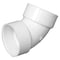 Charlotte Pipe And Foundry Charlotte Pipe Schedule 40 4 in. Hub X 4 in. D Hub PVC Elbow 1 pk PVC003191200 - alternate 1